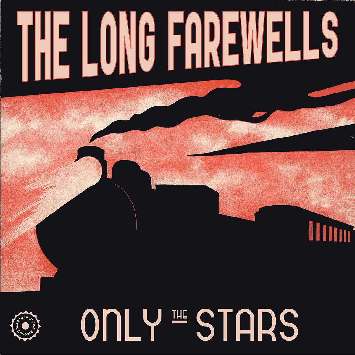 Only the Stars cover art: graphic image of train